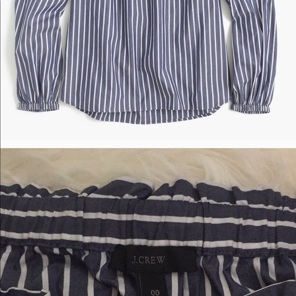J crew off the shoulder top - Picture 3 of 5